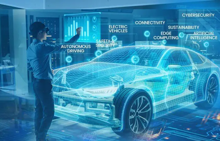 Use of embedded in automotive industry